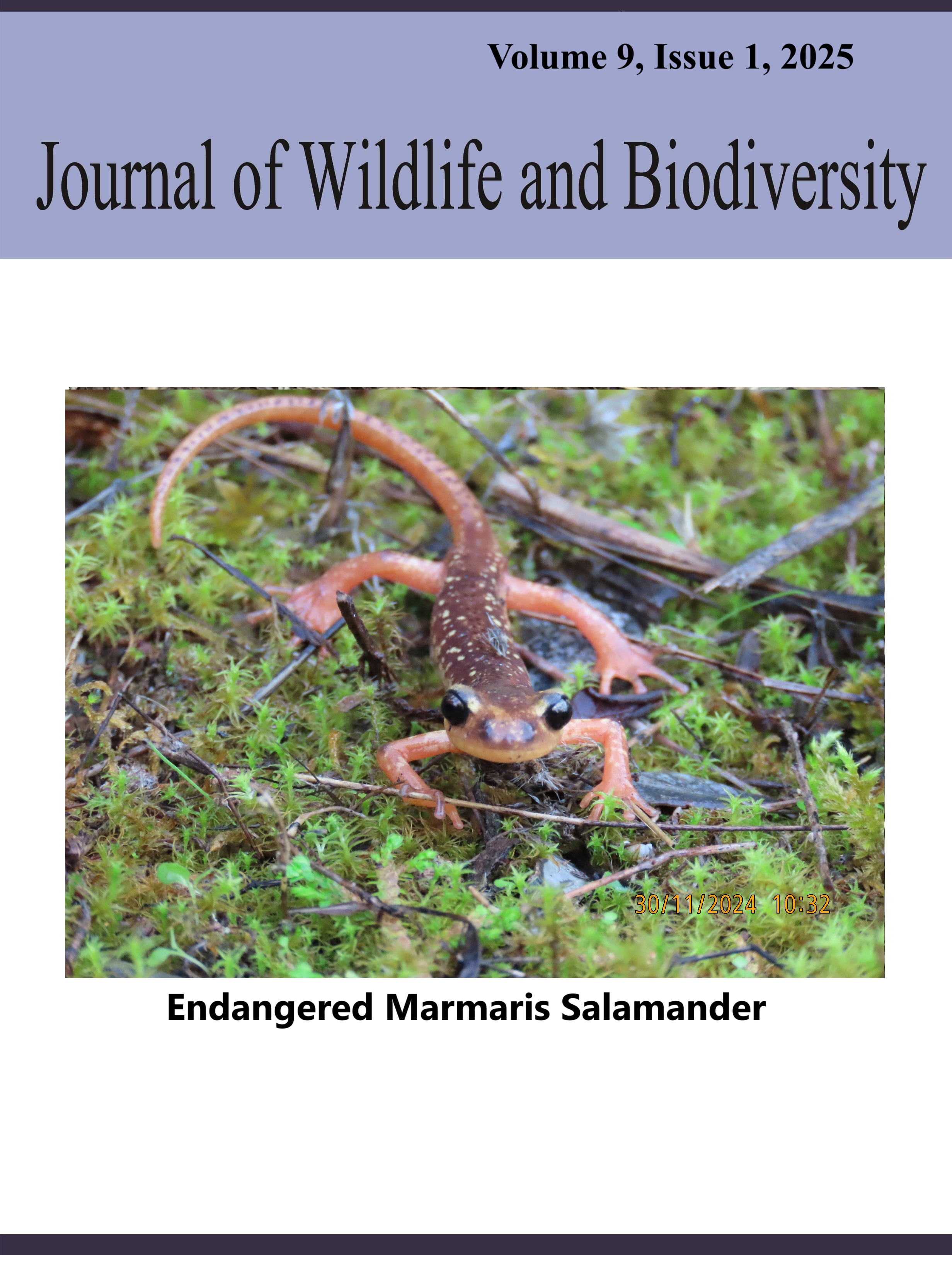 					View Vol. 9 No. 1 (2025): Journal of Wildlife and Biodiversity
				